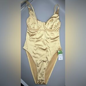 Women's Gold Bodysuit - NWT